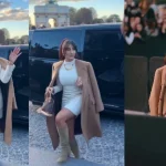 nora fatehi at paris fashion week